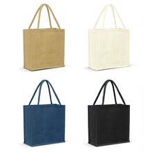 Monza Jute Tote Bag - Colour Match - PrintaPromo