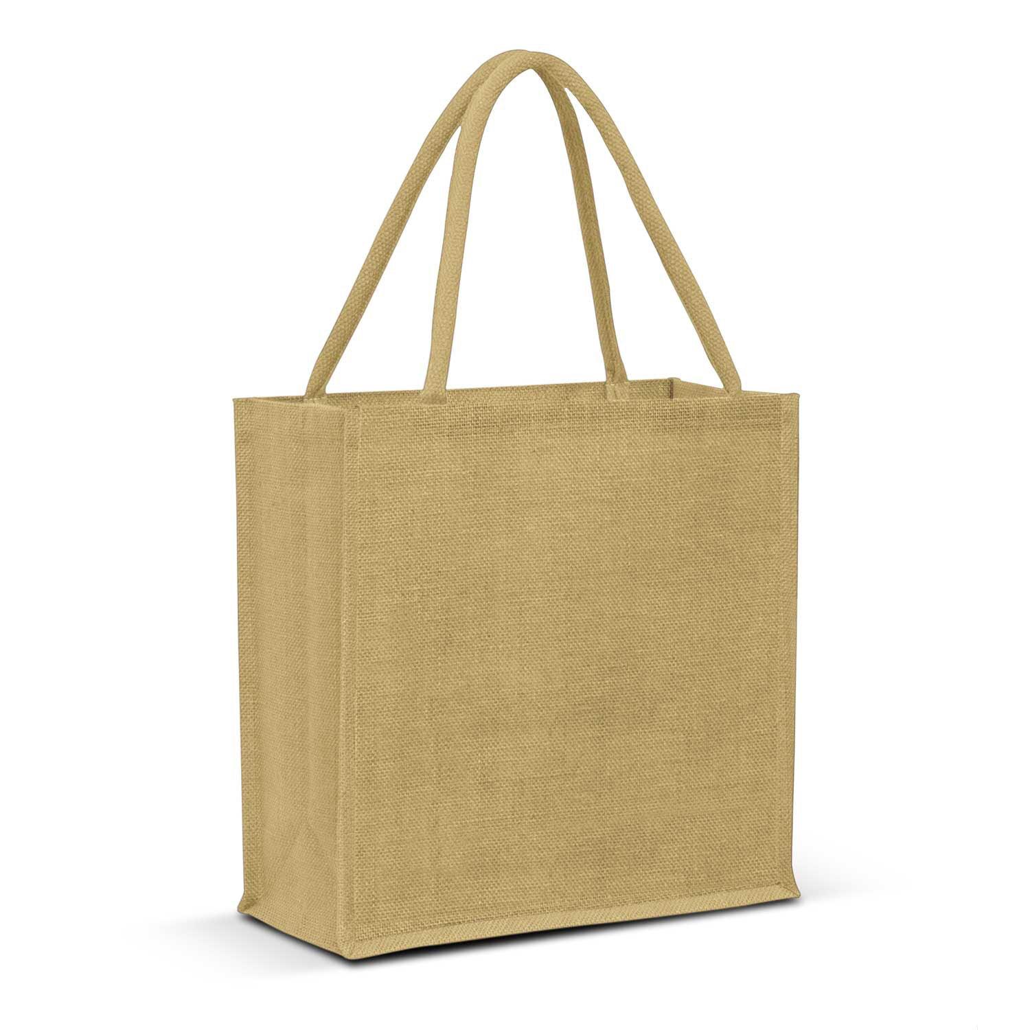 Monza Jute Tote Bag - Colour Match - PrintaPromo