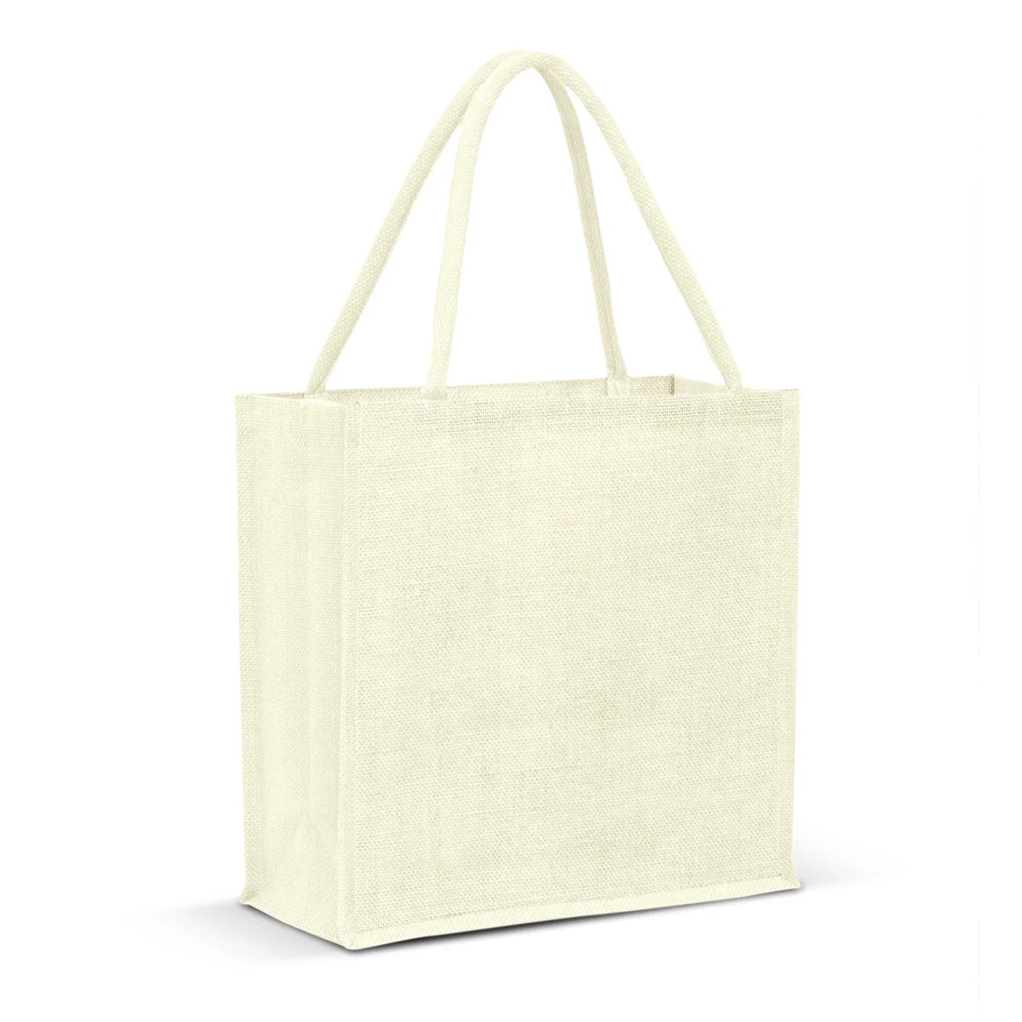 Monza Jute Tote Bag - Colour Match - PrintaPromo