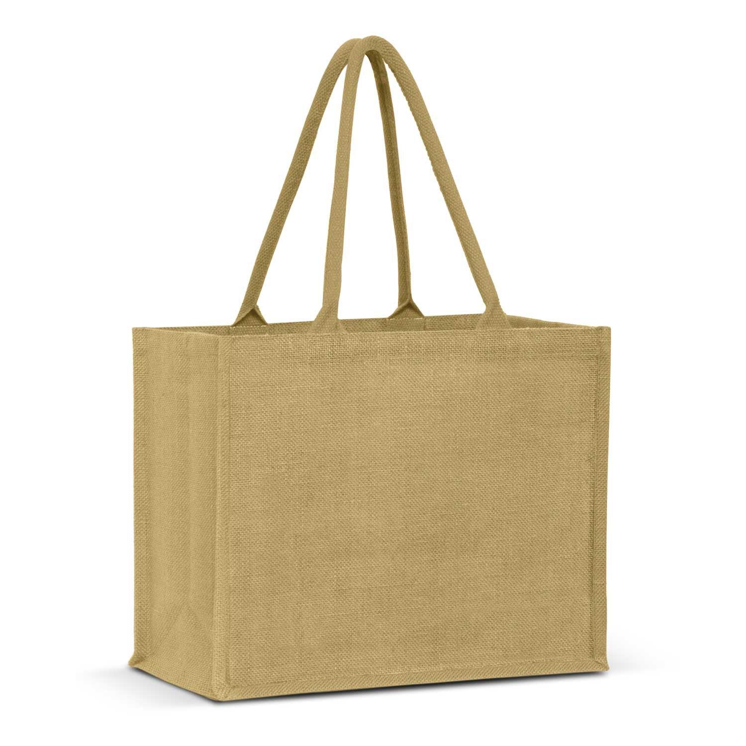 Torino Jute Tote Bag - Colour Match - PrintaPromo