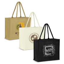 Modena Jute Tote Bag - Colour Match - PrintaPromo