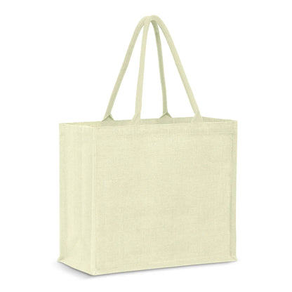 Modena Jute Tote Bag - Colour Match - PrintaPromo