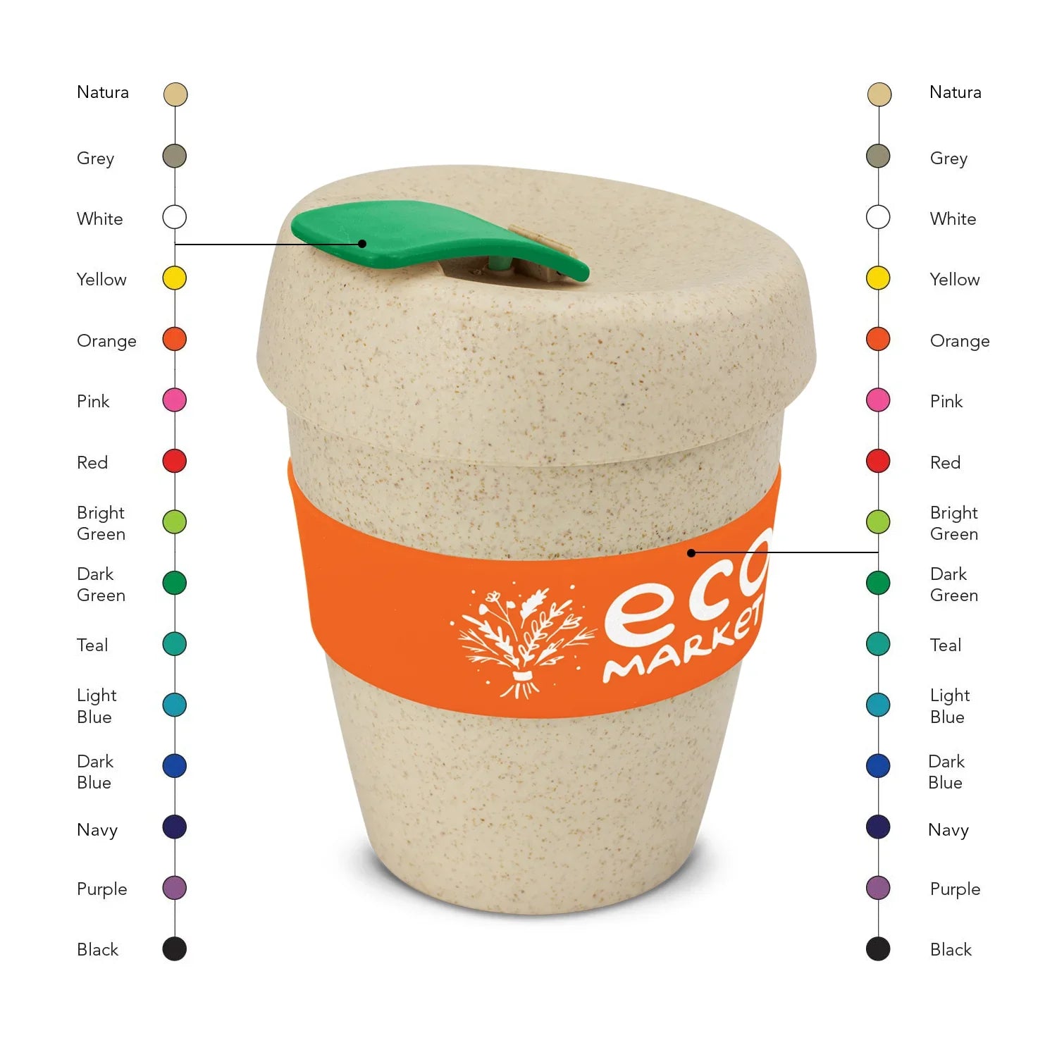 Express Cup - Natural 350ml - PrintaPromo