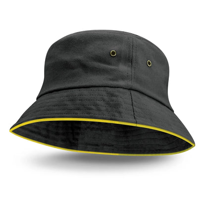 Bondi Bucket Hat - Coloured Sandwich Trim - PrintaPromo