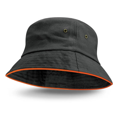 Bondi Bucket Hat - Coloured Sandwich Trim - PrintaPromo