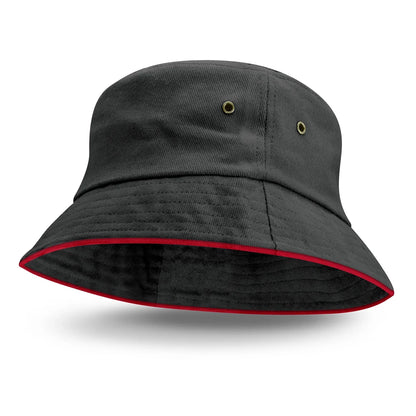 Bondi Bucket Hat - Coloured Sandwich Trim - PrintaPromo