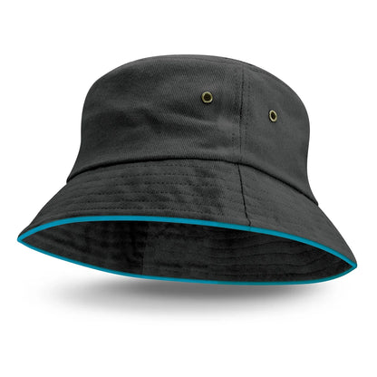 Bondi Bucket Hat - Coloured Sandwich Trim - PrintaPromo