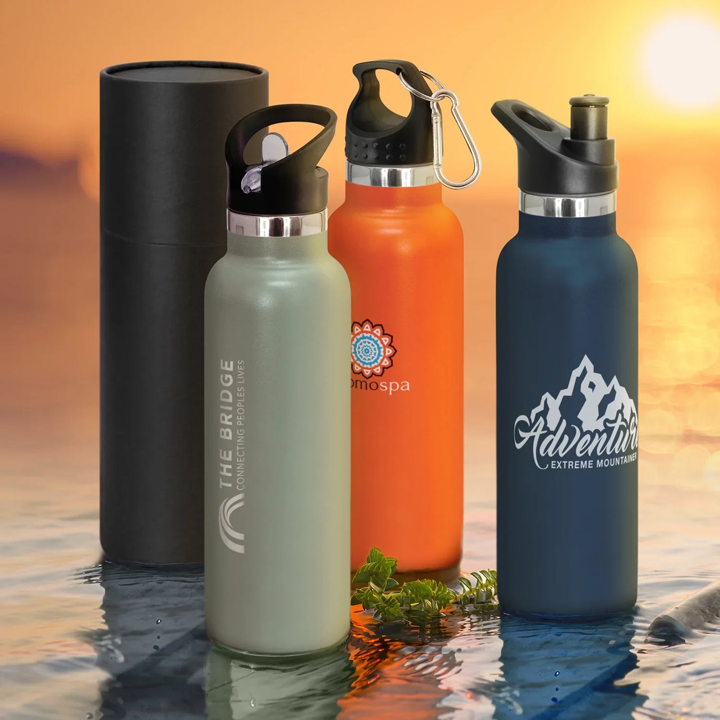 Nomad Vacuum Bottle - Powder Coated - PrintaPromo