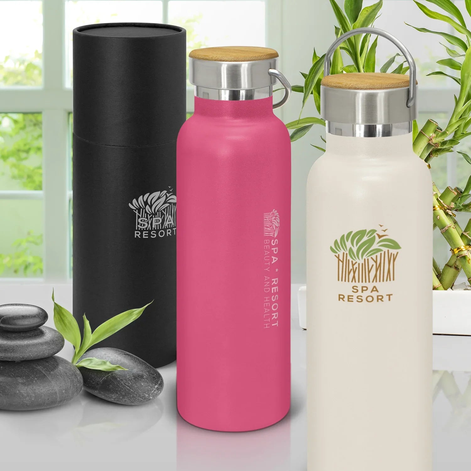 Nomad Deco Vacuum Bottle - Powder Coated - PrintaPromo