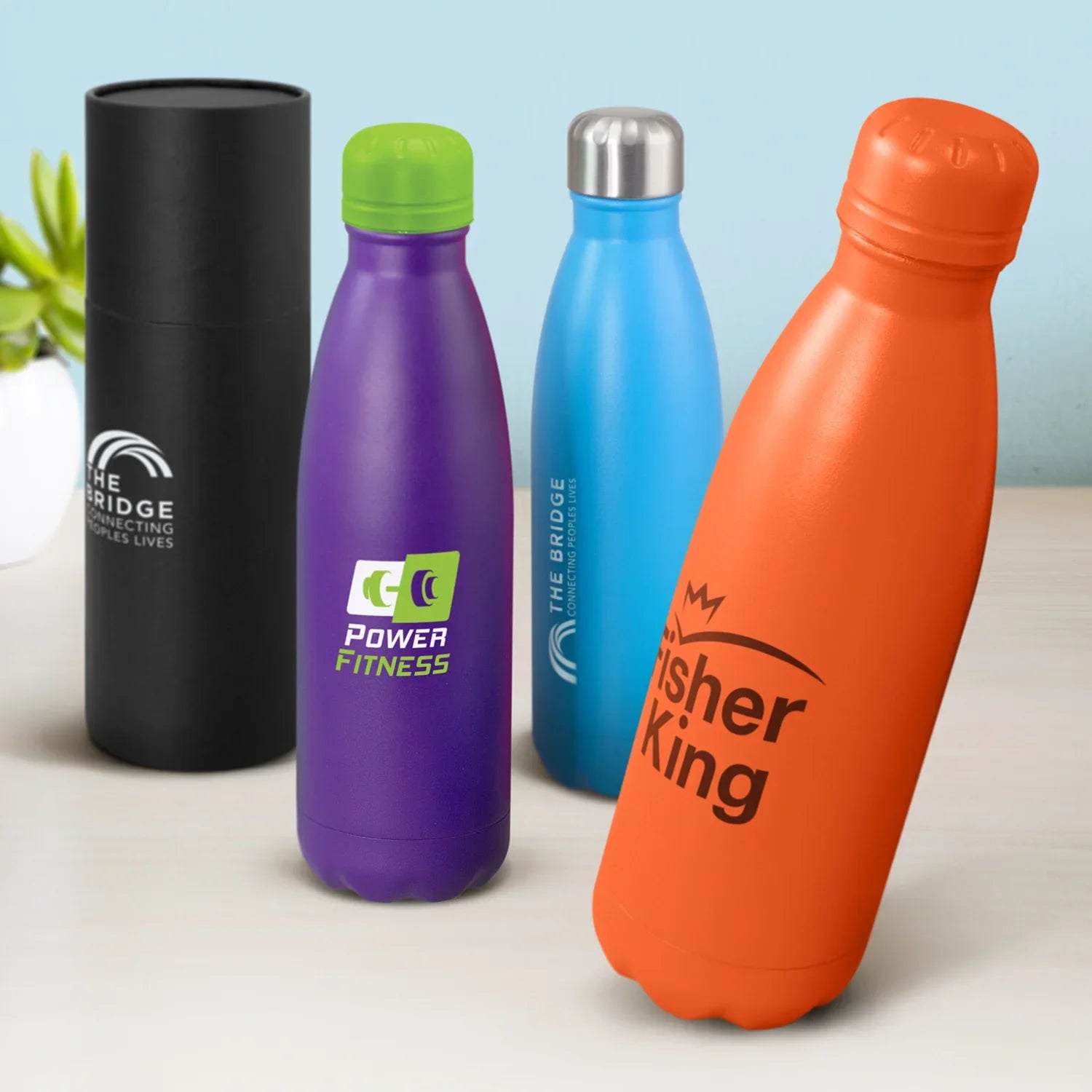 Mirage Powder Coated Vacuum Bottle - PrintaPromo