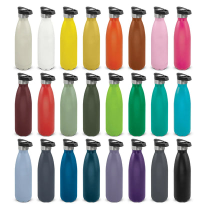 Mirage Powder Coated Vacuum Bottle - Push Button Lid - PrintaPromo