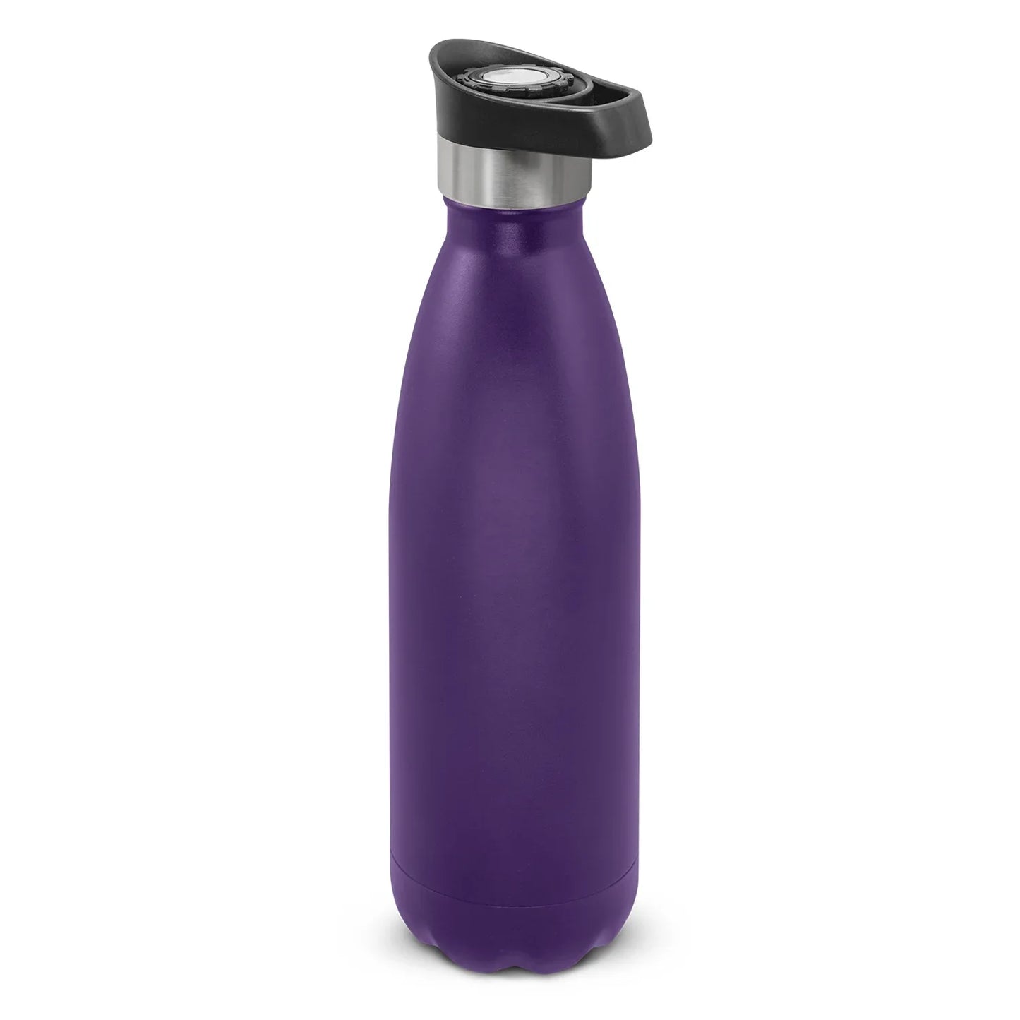 Mirage Powder Coated Vacuum Bottle - Push Button Lid - PrintaPromo
