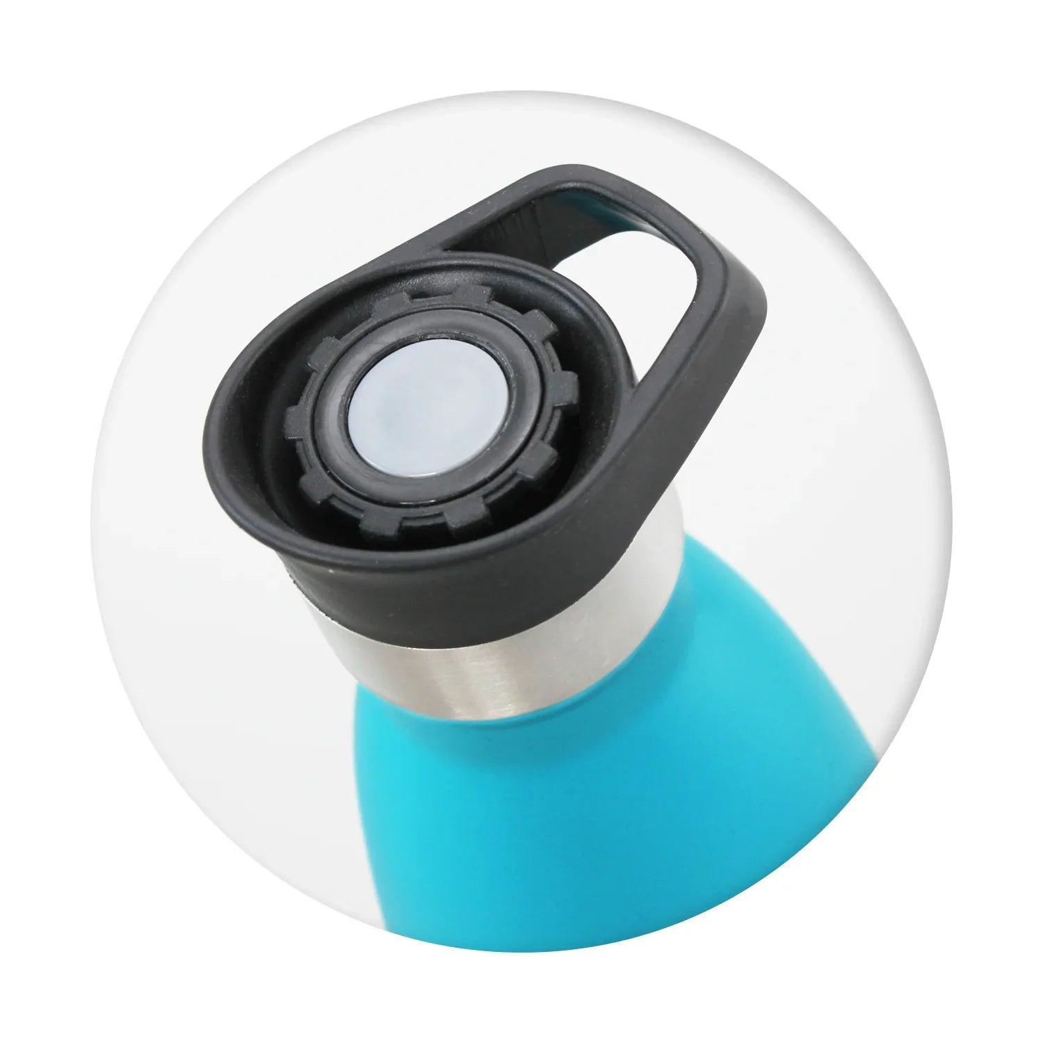 Mirage Powder Coated Vacuum Bottle - Push Button Lid - PrintaPromo