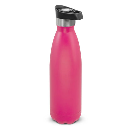 Mirage Powder Coated Vacuum Bottle - Push Button Lid - PrintaPromo