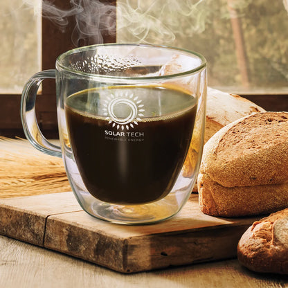 Riviera Double Wall Glass Cup - PrintaPromo