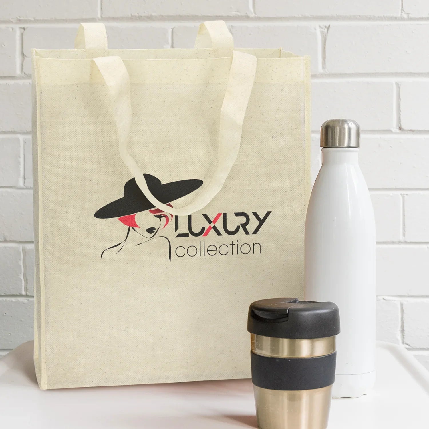 Kira A4 Natural Look Tote Bag - PrintaPromo