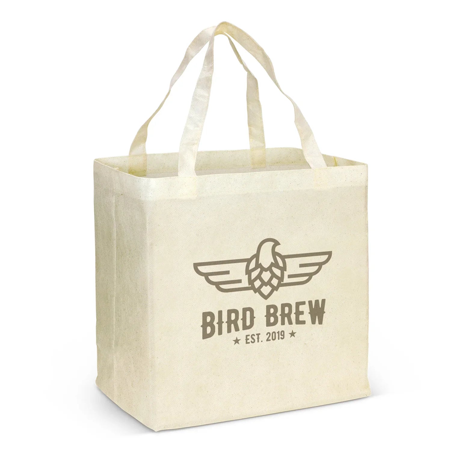 City Shopper Natural Look Tote Bag - PrintaPromo