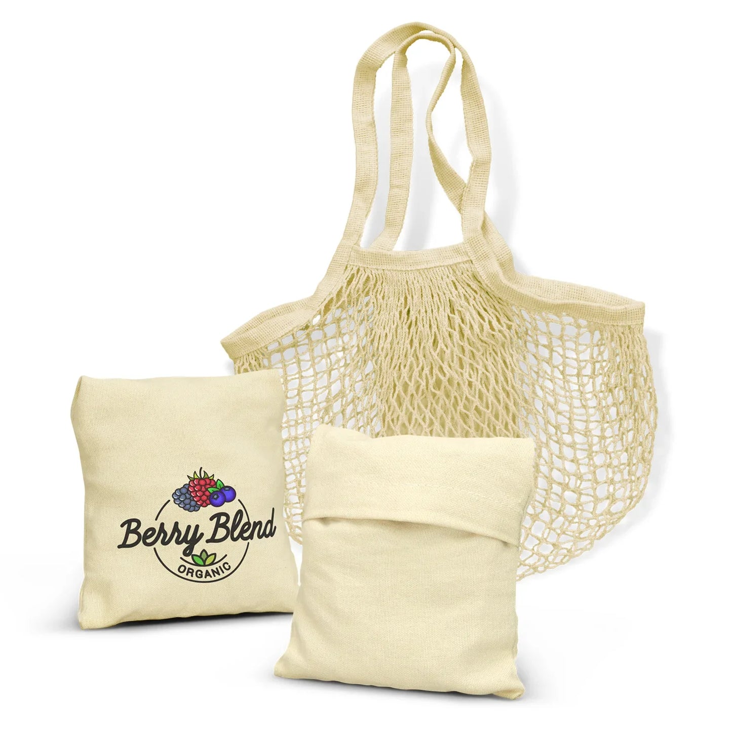 Cotton Mesh Foldaway Tote Bag - PrintaPromo