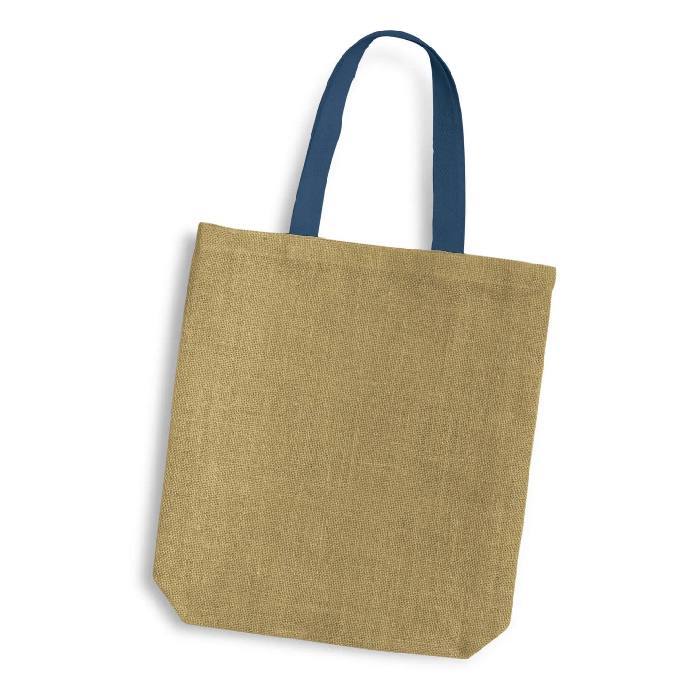 Thera Jute Tote Bag - Coloured Handles - PrintaPromo