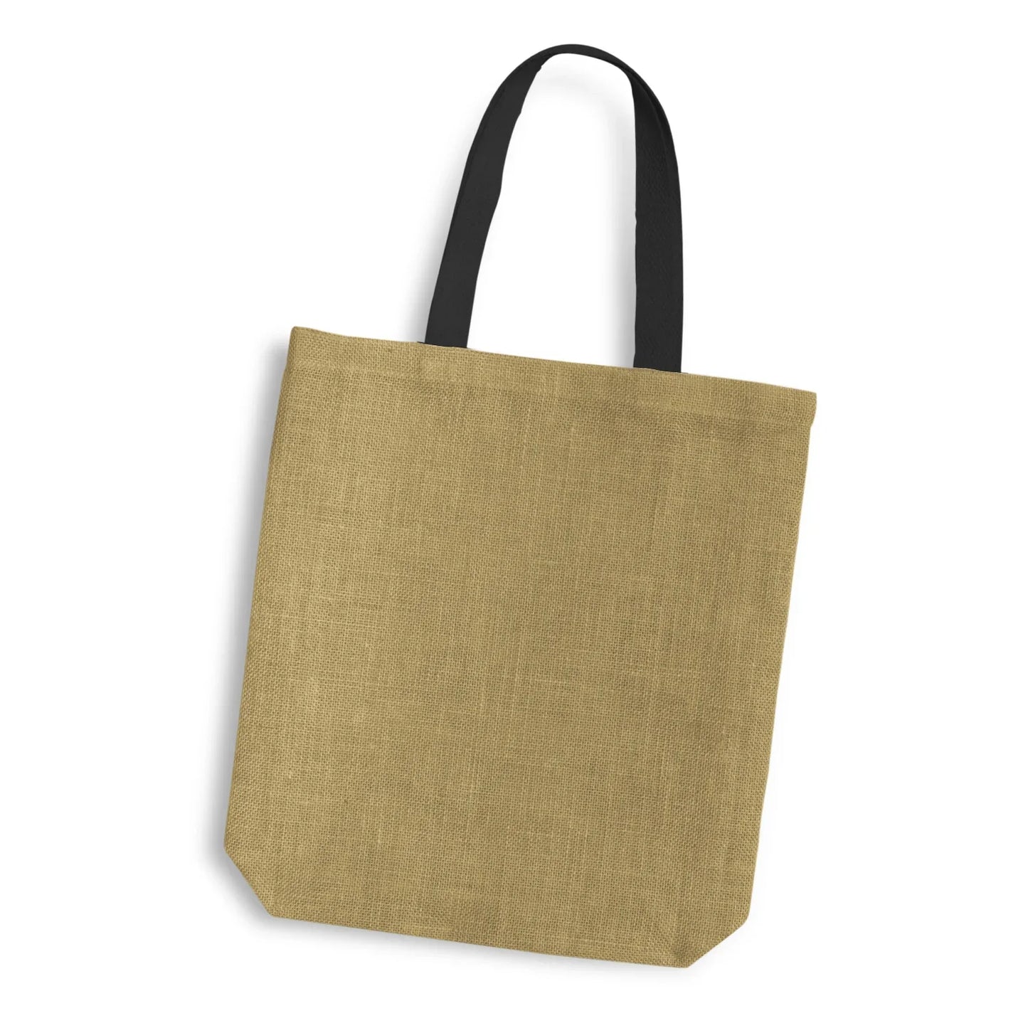 Thera Jute Tote Bag - Coloured Handles - PrintaPromo