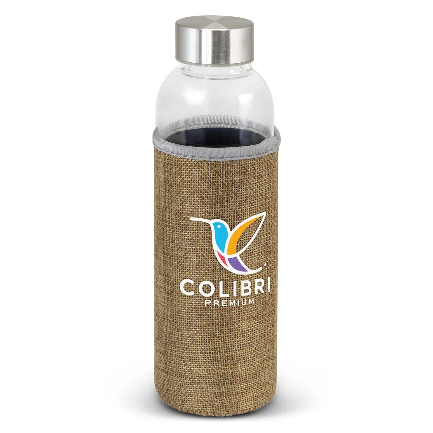 Venus Glass Bottle - Natural Sleeve - PrintaPromo