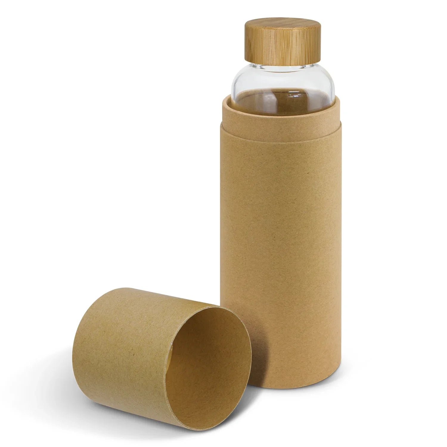 Eden Glass Bottle Bamboo Lid - PrintaPromo