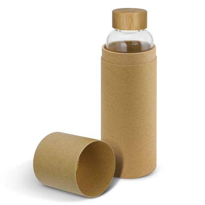 Eden Glass Bottle Bamboo Lid - PrintaPromo