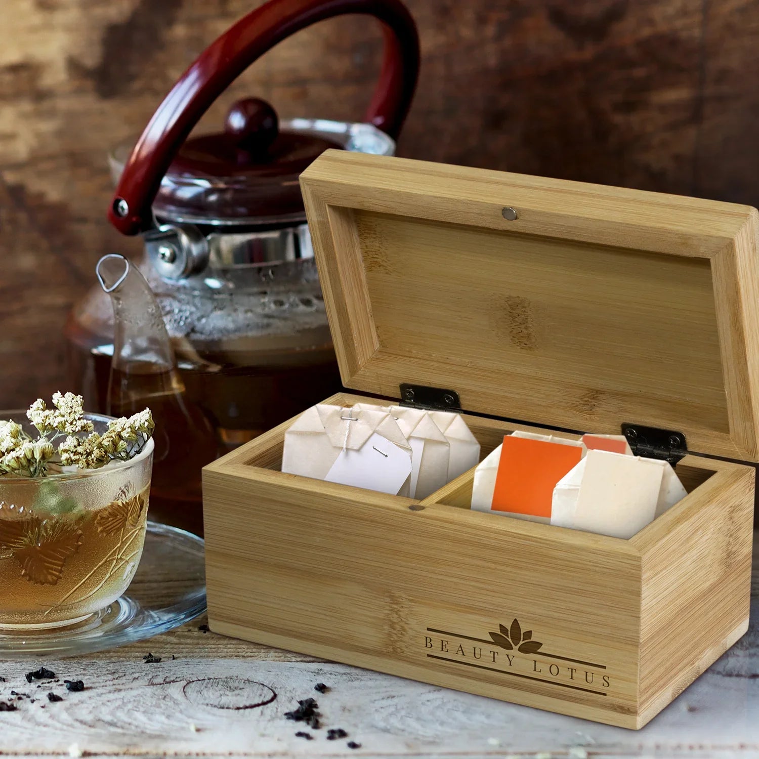 NATURA Bamboo Tea Box - PrintaPromo