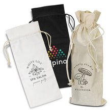 Cotton Wine Drawstring Bag - PrintaPromo