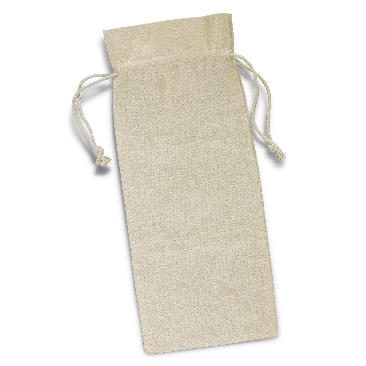 Cotton Wine Drawstring Bag - PrintaPromo