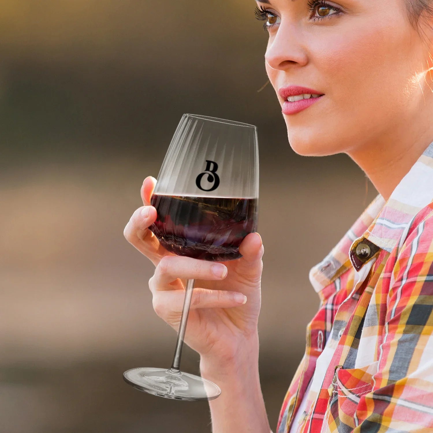 Luigi Bormioli Optica Chardonnay Glass - PrintaPromo
