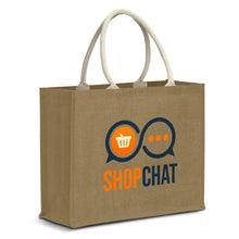 Modena Starch Jute Tote Bag - PrintaPromo
