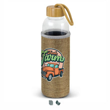 Eden Glass Bottle - Natural Sleeve - PrintaPromo