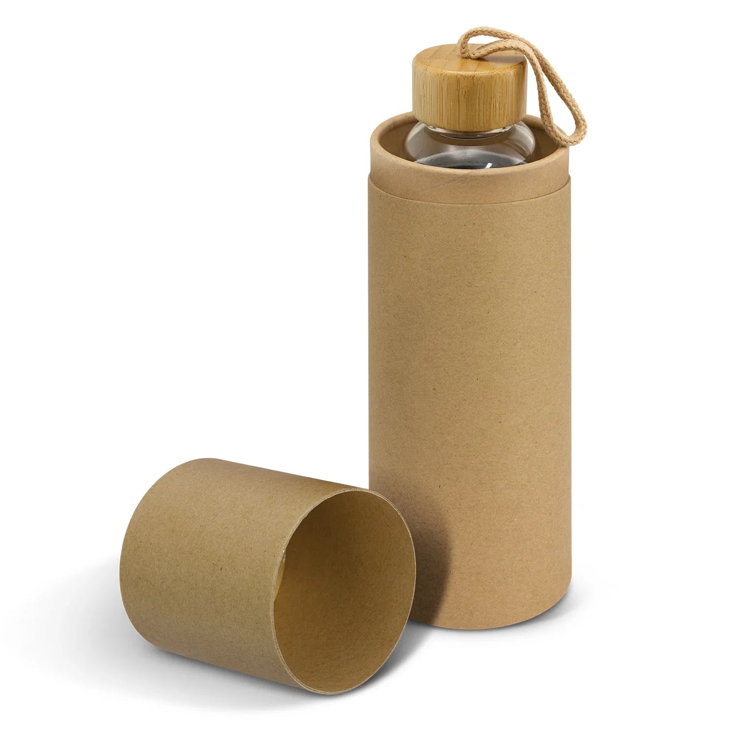 Eden Glass Bottle - Natural Sleeve - PrintaPromo