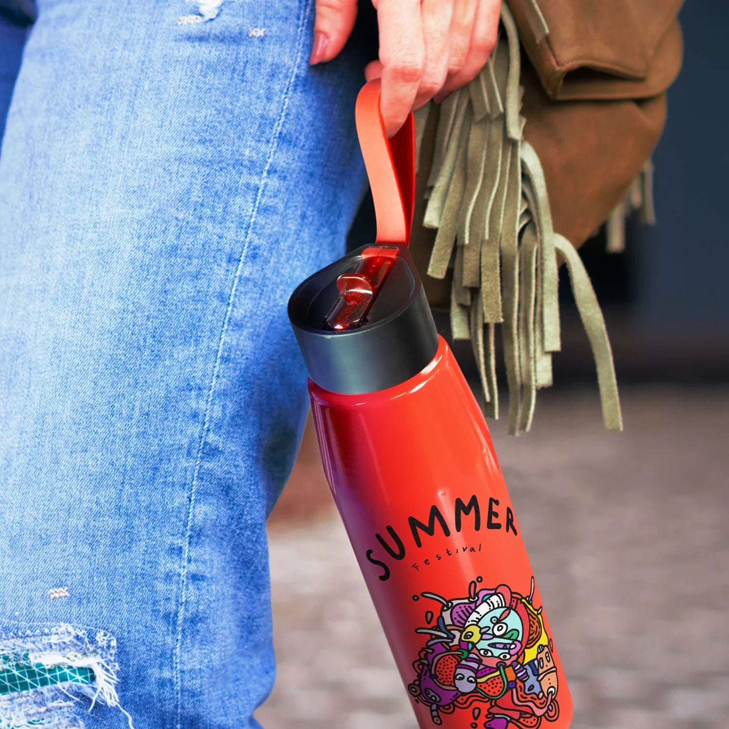 Delano Aluminium Bottle - PrintaPromo