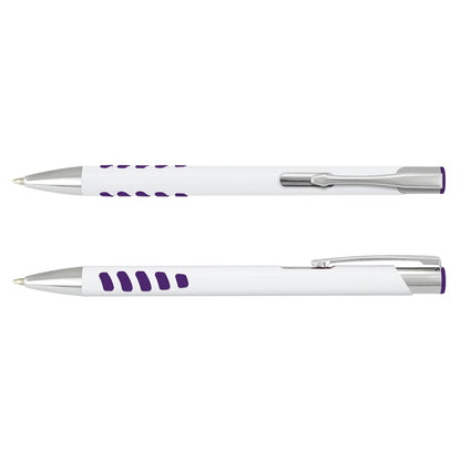 Panama Grip Pen - White Barrel - PrintaPromo