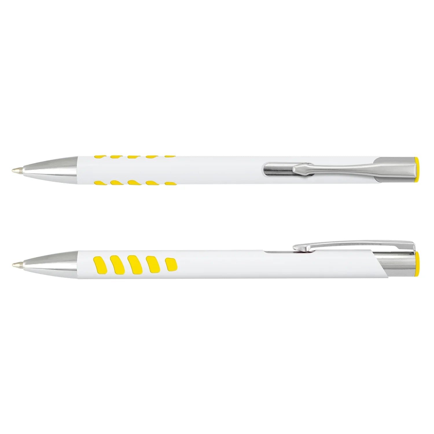 Panama Grip Pen - White Barrel - PrintaPromo