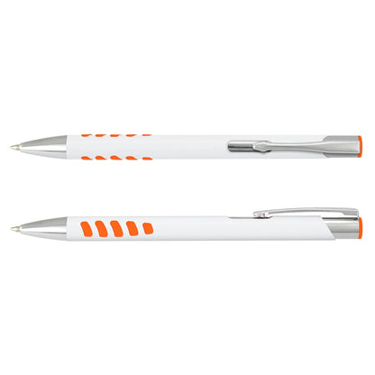 Panama Grip Pen - White Barrel - PrintaPromo