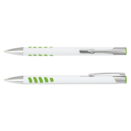 Panama Grip Pen - White Barrel - PrintaPromo