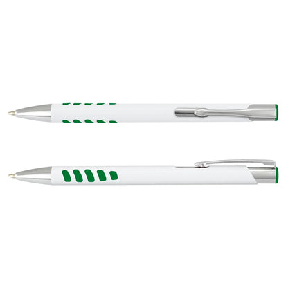 Panama Grip Pen - White Barrel - PrintaPromo
