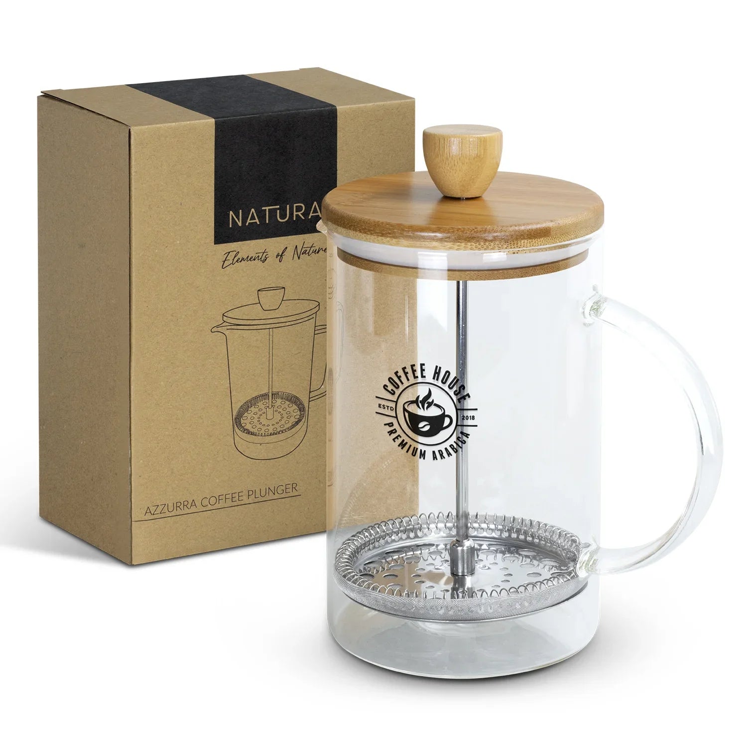 NATURA Azzurra Coffee Plunger - PrintaPromo