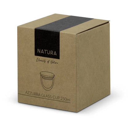 NATURA Azzurra Glass Cup - 250ml - PrintaPromo