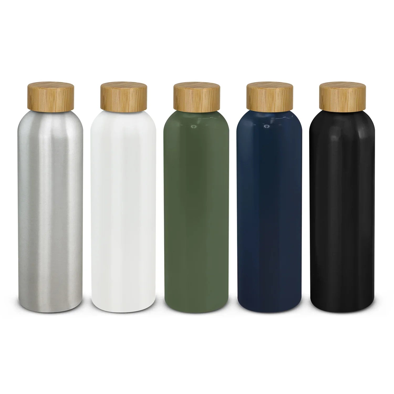 Eden Aluminium Bottle Bamboo Lid - PrintaPromo
