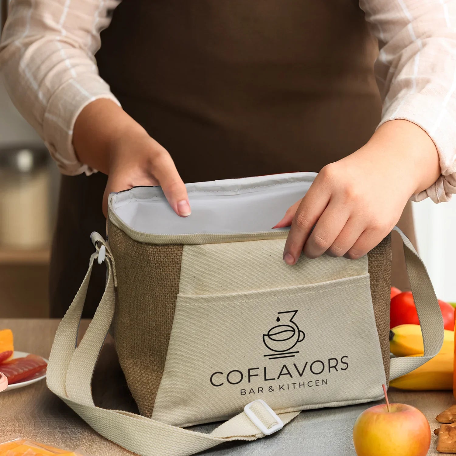 Jute Cooler Bag - PrintaPromo