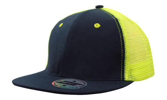 Premium American Twill with Mesh Back Flat Peak - PrintaPromo