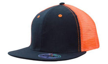 Premium American Twill with Mesh Back Flat Peak - PrintaPromo