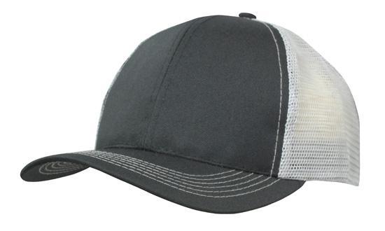 Breathable Poly Twill Trucker Cap With Mesh Back - PrintaPromo