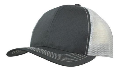 Breathable Poly Twill Trucker Cap With Mesh Back - PrintaPromo