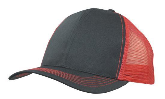 Breathable Poly Twill Trucker Cap With Mesh Back - PrintaPromo
