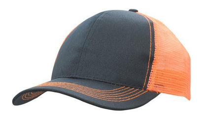 Breathable Poly Twill Trucker Cap With Mesh Back - PrintaPromo